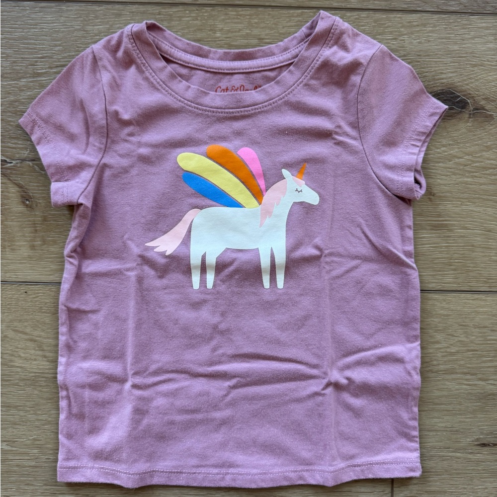 Cat & Jack Unicorn Short Sleeve Tee